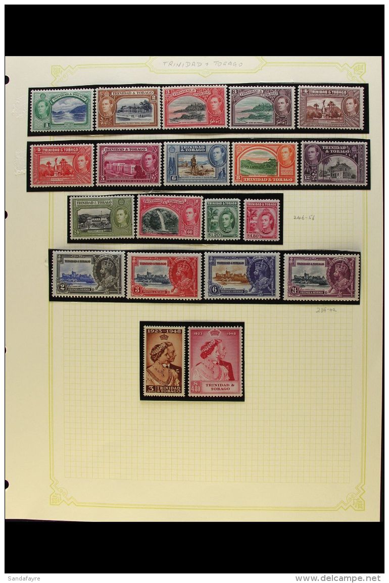 1935-83 FINE MINT COLLECTION  An All Different Collection Which Includes 1935 Silver Jubilee Set, 1938-44... - Trinité & Tobago (...-1961)