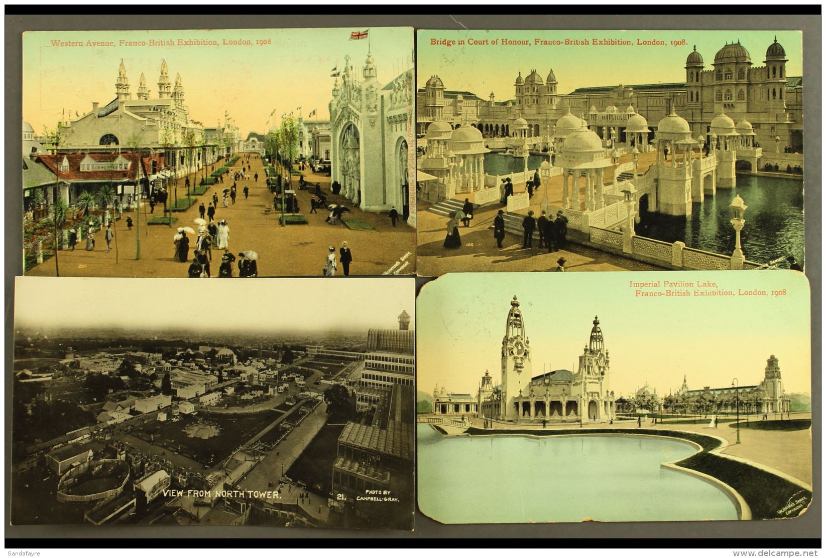 1908 FRANCO-BRITISH EXHIBITION  An All Different Group Of Mostly Used Picture Postcards Showing Various Views Of... - Otros & Sin Clasificación