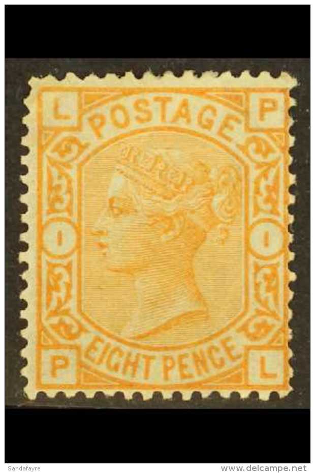 1873-80  8d Orange, Wmk Garter, SG 156, Good Mint, Cat.&pound;1850. For More Images, Please Visit... - Otros & Sin Clasificación