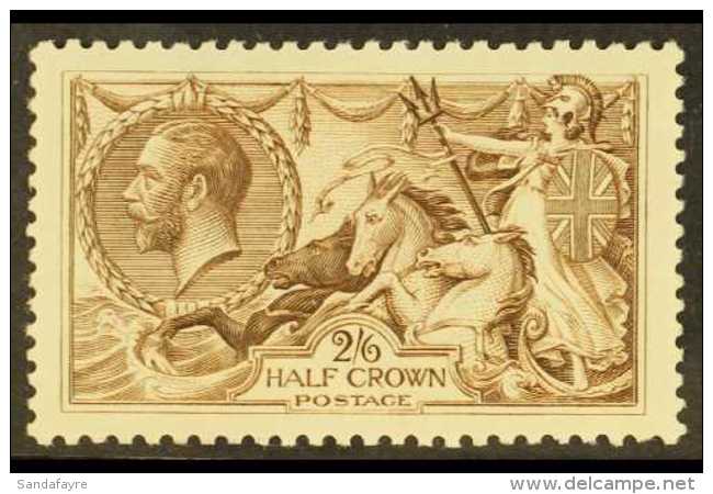 1918  2s 6d Reddish Brown, Bradbury Seahorse, SG 415, Very Fine And Fresh Mint. For More Images, Please Visit... - Non Classés