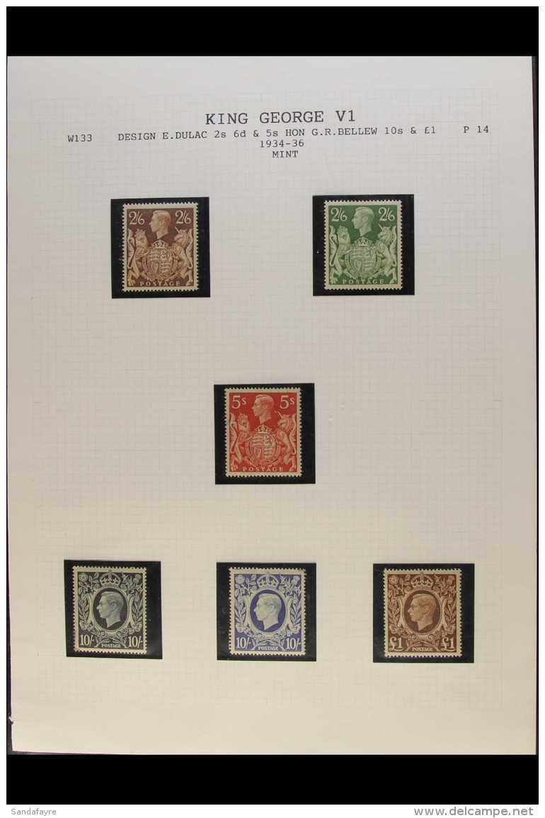 KGVI MINT &amp; USED COLLECTION  Largely Complete Mint &amp; Used, We See Both 1939-48 &amp; 1951 High Values... - Non Classés