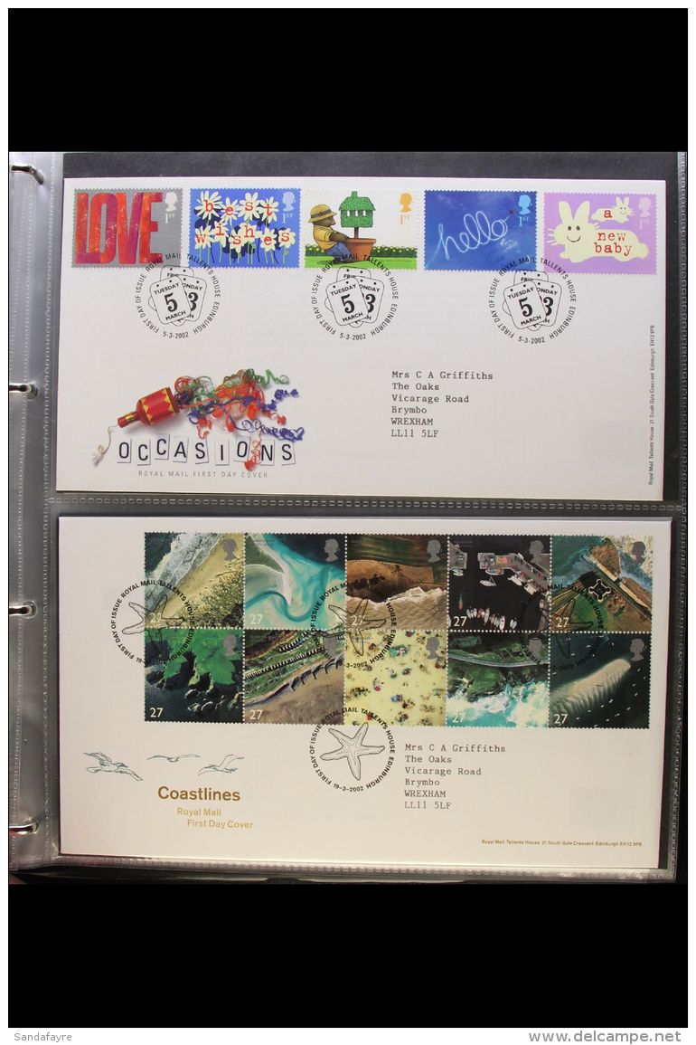 2000-2004 COLLECTION  Of All Different Illustrated Neatly Typed Addressed First Day Covers Housed In A Cover... - FDC