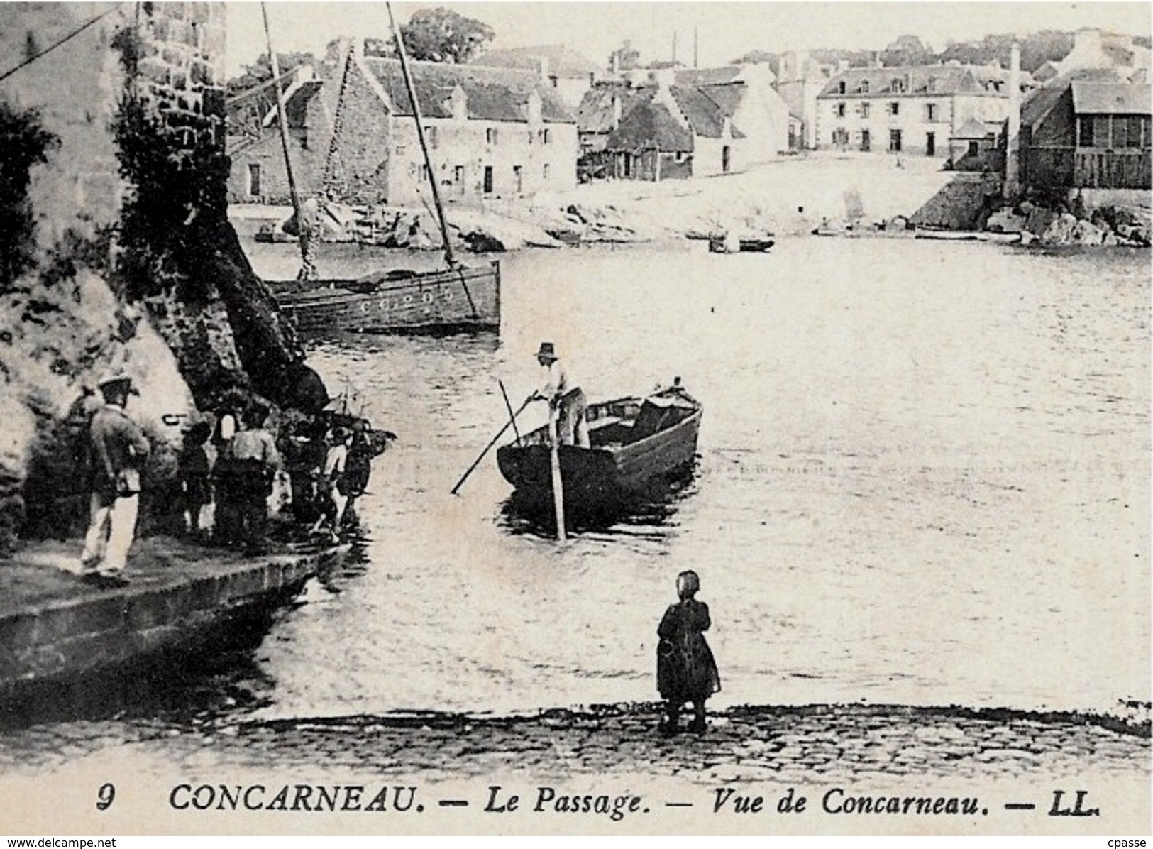 CPA 29 CONCARNEAU Finistère - Le Passage - Vue De Concarneau ° LL - Concarneau