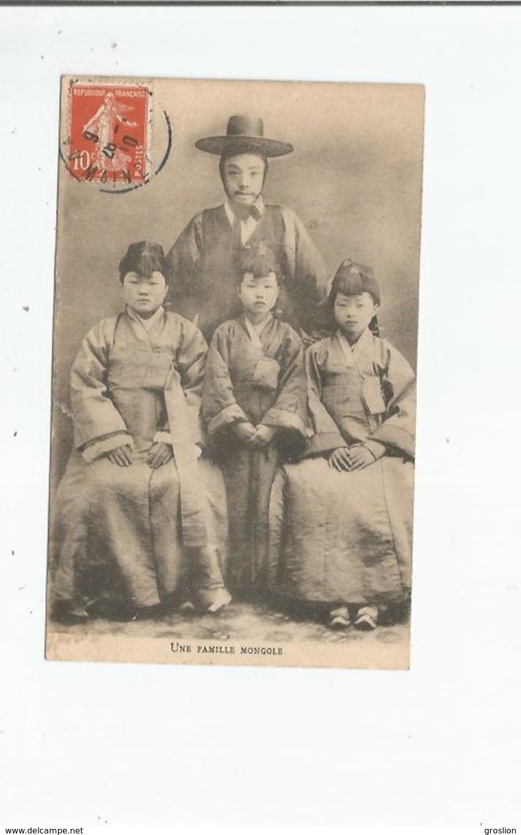 UNE FAMILLE MONGOLE 1910 - Mongolie