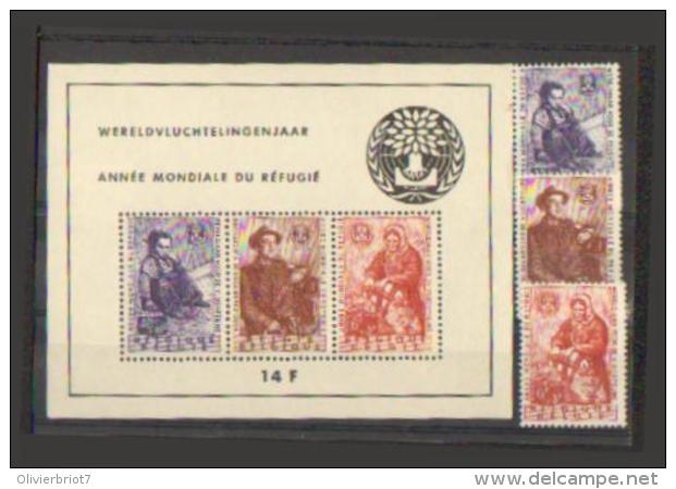 Belgique - 1960 - Bloc N° 32 + 1128/1130 - Année Du Réfugiés -  N. S. Ch. Cote : 157 &euro;  à - De 20% : 30 &euro; - Unused Stamps