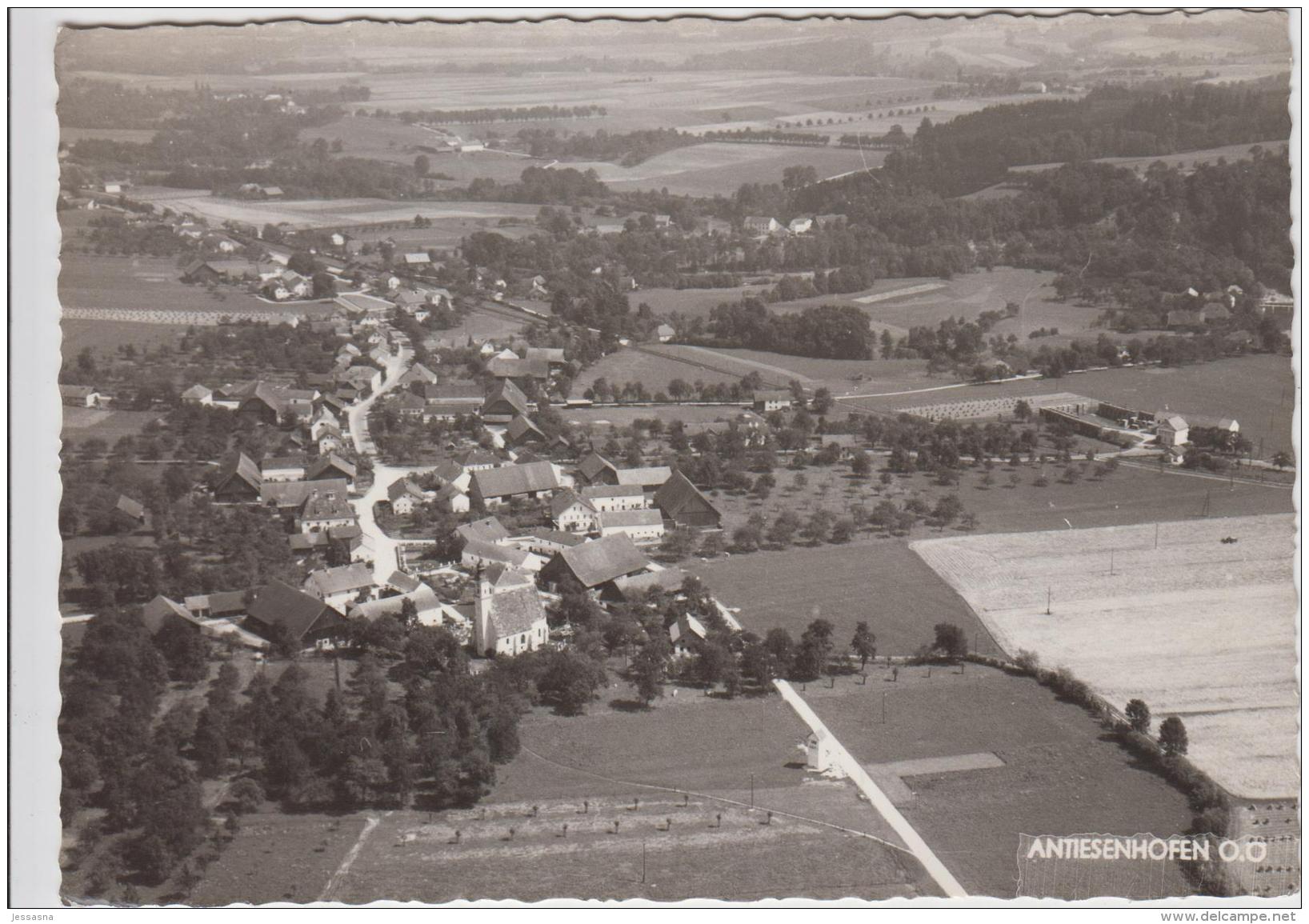 AK - OÖ - Antiesenhofen - Fliegeraufnahme - Ried Im Innkreis