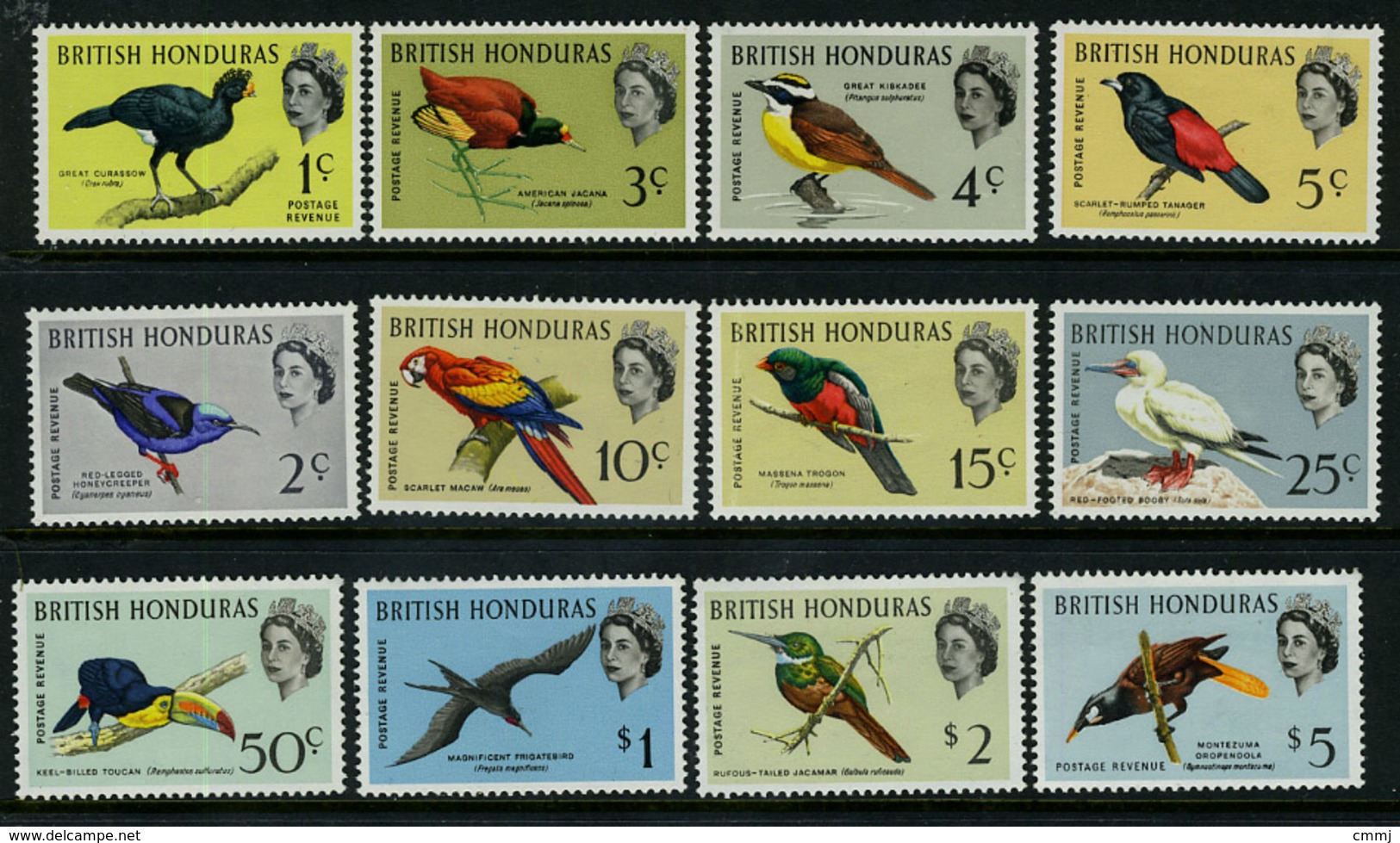 1962 - BRITISH HONDURAS -  Catg.. Mi. 164X-175X - LH - (I-SRA3207.8) - Honduras Británica (...-1970)