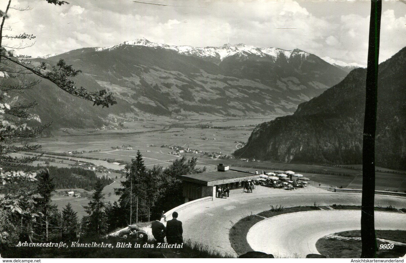 Achenseestrasse - Kanzelkehre, Blick Ins Zillertal 1960 (000225) - Achenseeorte