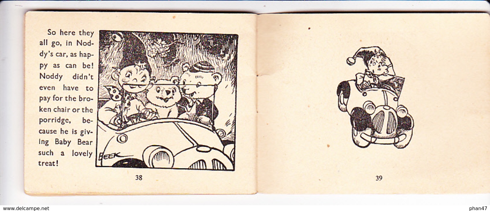 NODDY And The 3 BEARS, By Enid BLYTON (Histoire D'Ours), Editions Sampson Low, Marston & Co London LTD.. 1952 Environ - Livres Illustrés