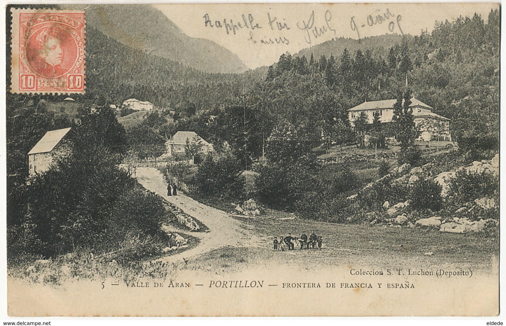 5 Valle De Aran Portillon Frontera De Francia Y Espana Coll. S.T. Luchon - Lérida