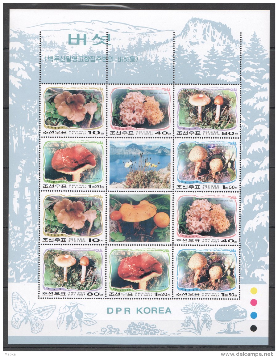 UU147 2002 KOREA NATURE MUSHROOMS 1KB MNH - Pilze