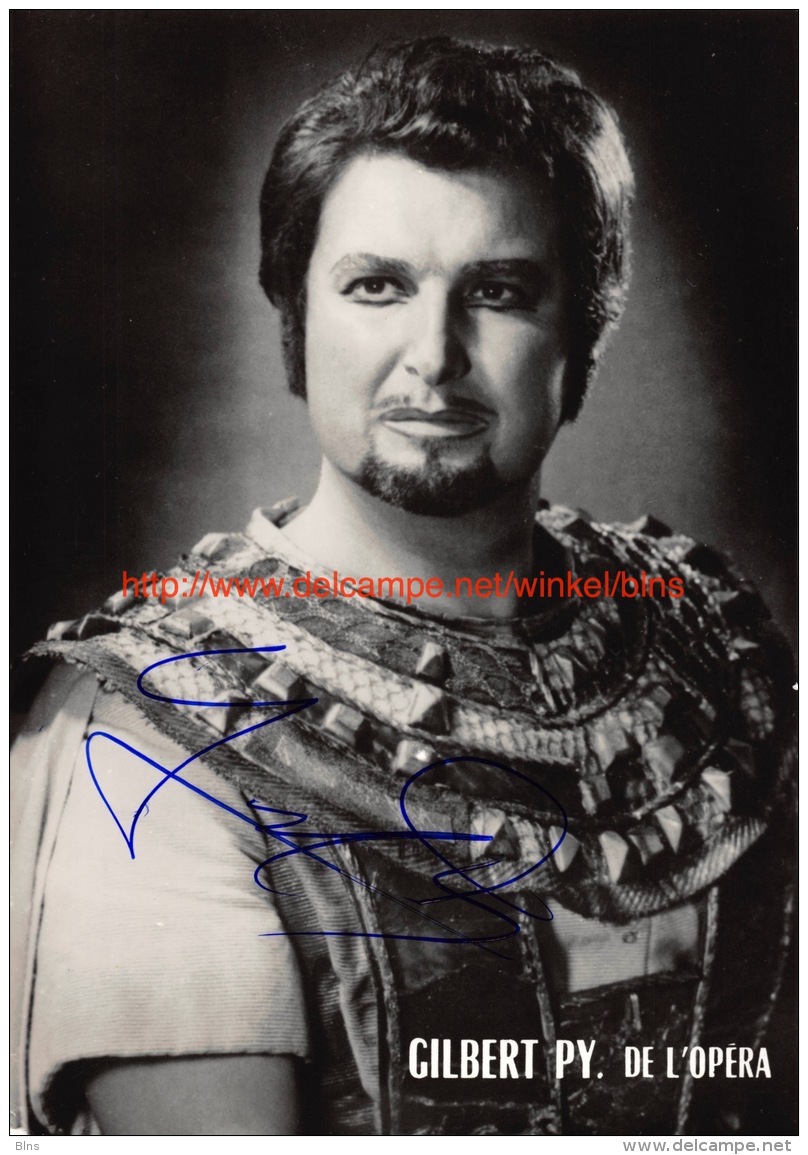 Gilbert Py Opera - Autographs