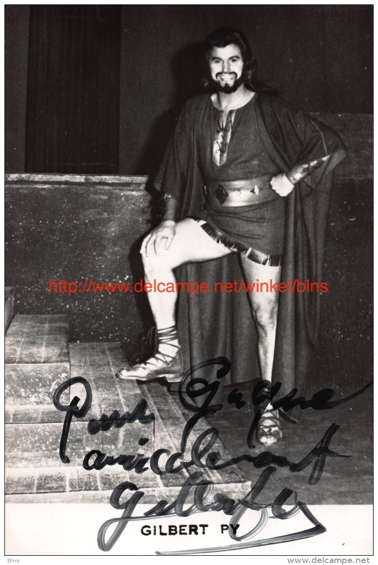 Gilbert Py Opera - Autographs