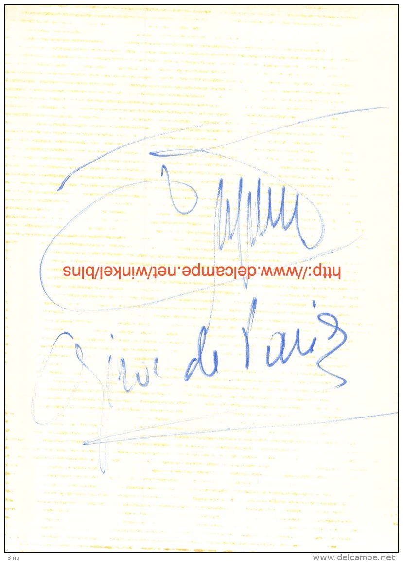 Jean Dupuy Opera - Autogramme