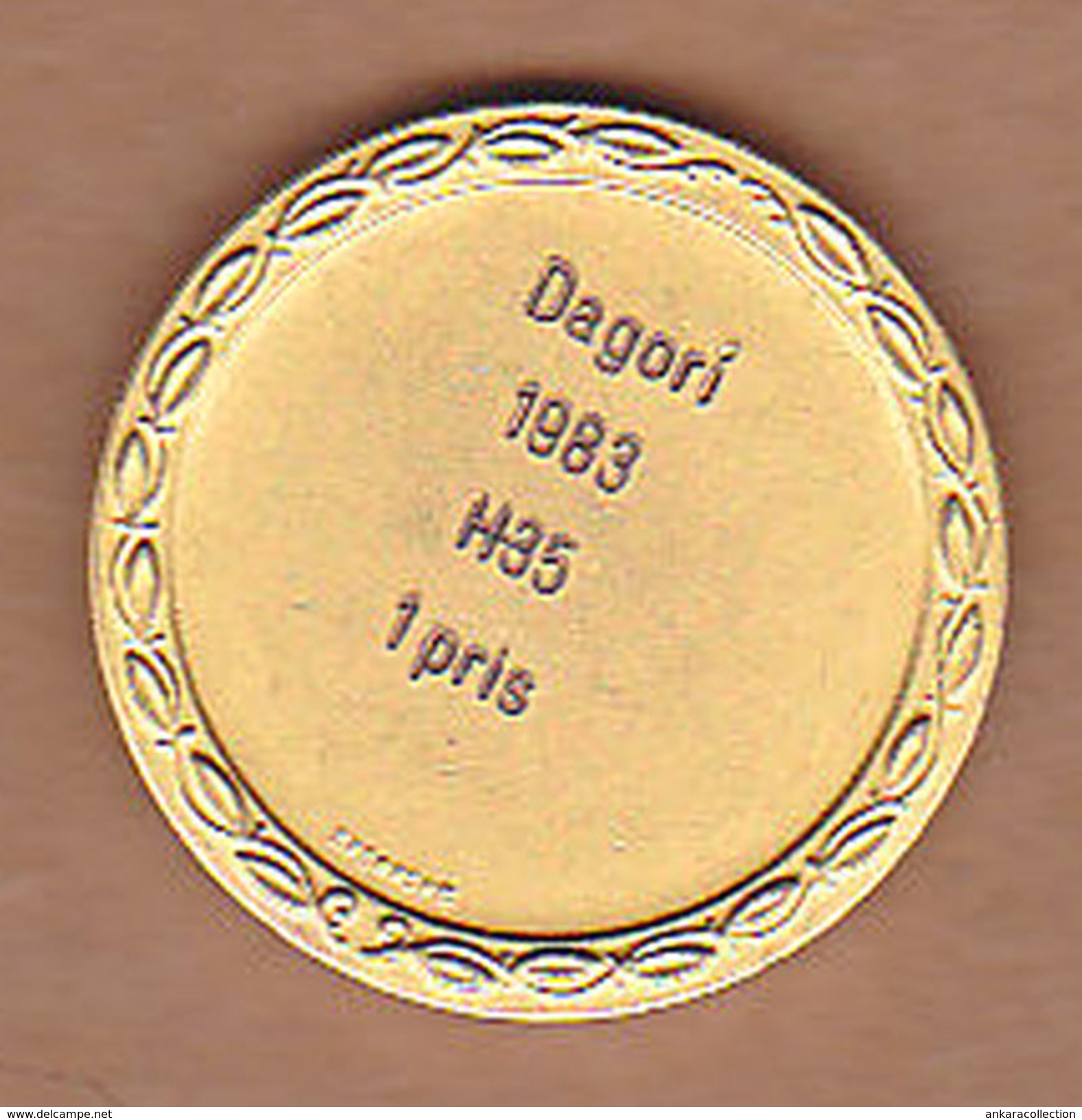 AC - KUNGL NORRA SKANSKA REGEMENTETS IDROTTSFORENING DAGORI 1983 H 35 1 PRIS MEDAL PLAQUETTE - Athletics