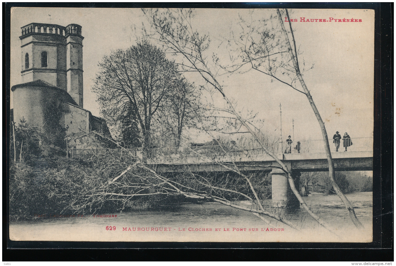 65 -- Maubourguet -- Le Clocher Et Le Pont Sur L'Adour - Maubourguet