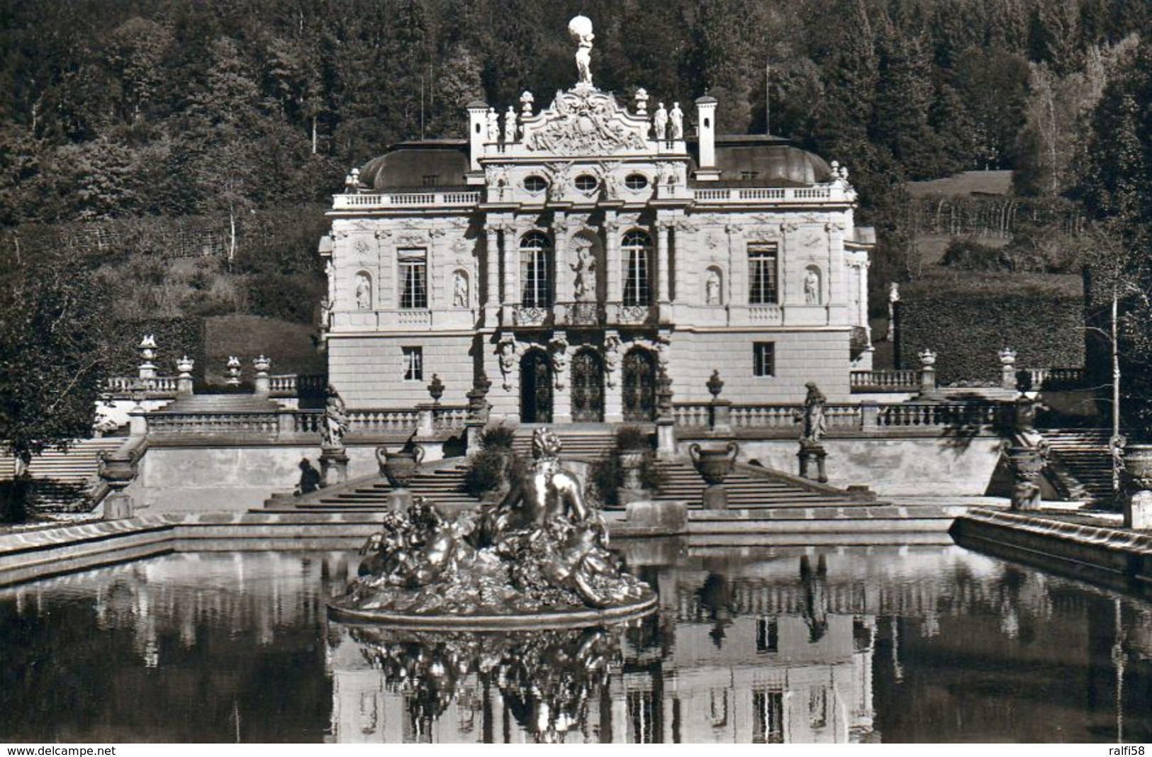 1 AK Germany Bayern * Königsschloss Linderhof - Ein Schloss Des Bayerischen Königs Ludwig II. Erbaut Von 1870 Bis 1886 - Sonstige & Ohne Zuordnung