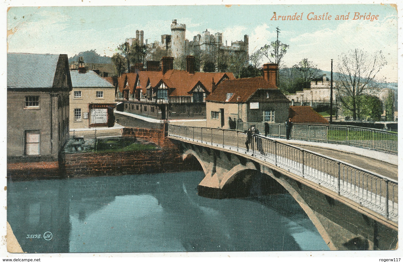 Arundel Castle And Bridge, 1910 Postcard - Arundel