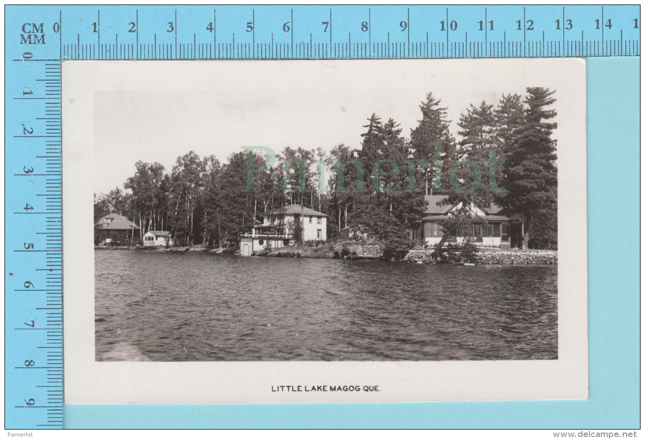 Magog  Quebec - Photo Reel, Chalets, Petit Lake Magog 1926-1940 - 2 Scans - Autres & Non Classés