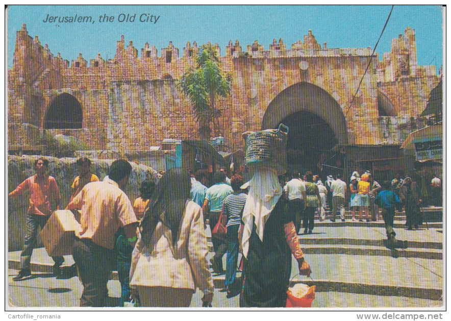 Israel Jerusalem The Old City Muslims And Jewish People On The Market Place Marktplatz - Unused - Azië