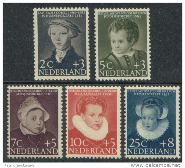 Nederland 1956 NVPH 683-687 Kinderzegels Postfris (MNH) - Neufs