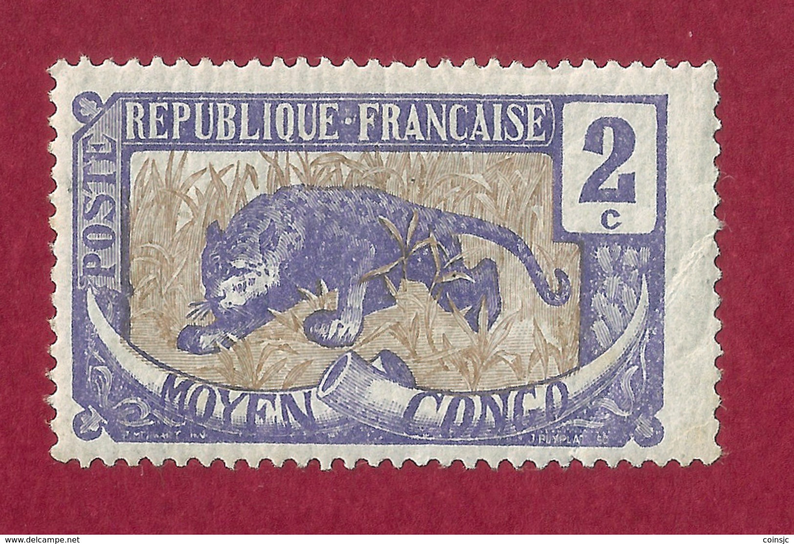 Congo - 2 C - 1907 - Nuevos