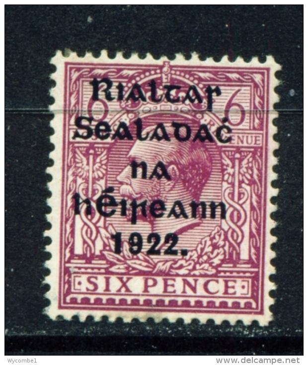 IRELAND  -  1922  Overprinted GB Stamps  6d  Mounted/Hinged Mint - Nuovi