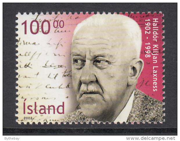 Iceland MNH 2002 100k Halldor Kiljan Laxness - Neufs