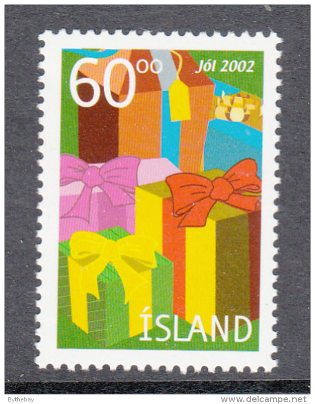 Iceland MNH 2002 60k Presents - Christmas - Nuovi