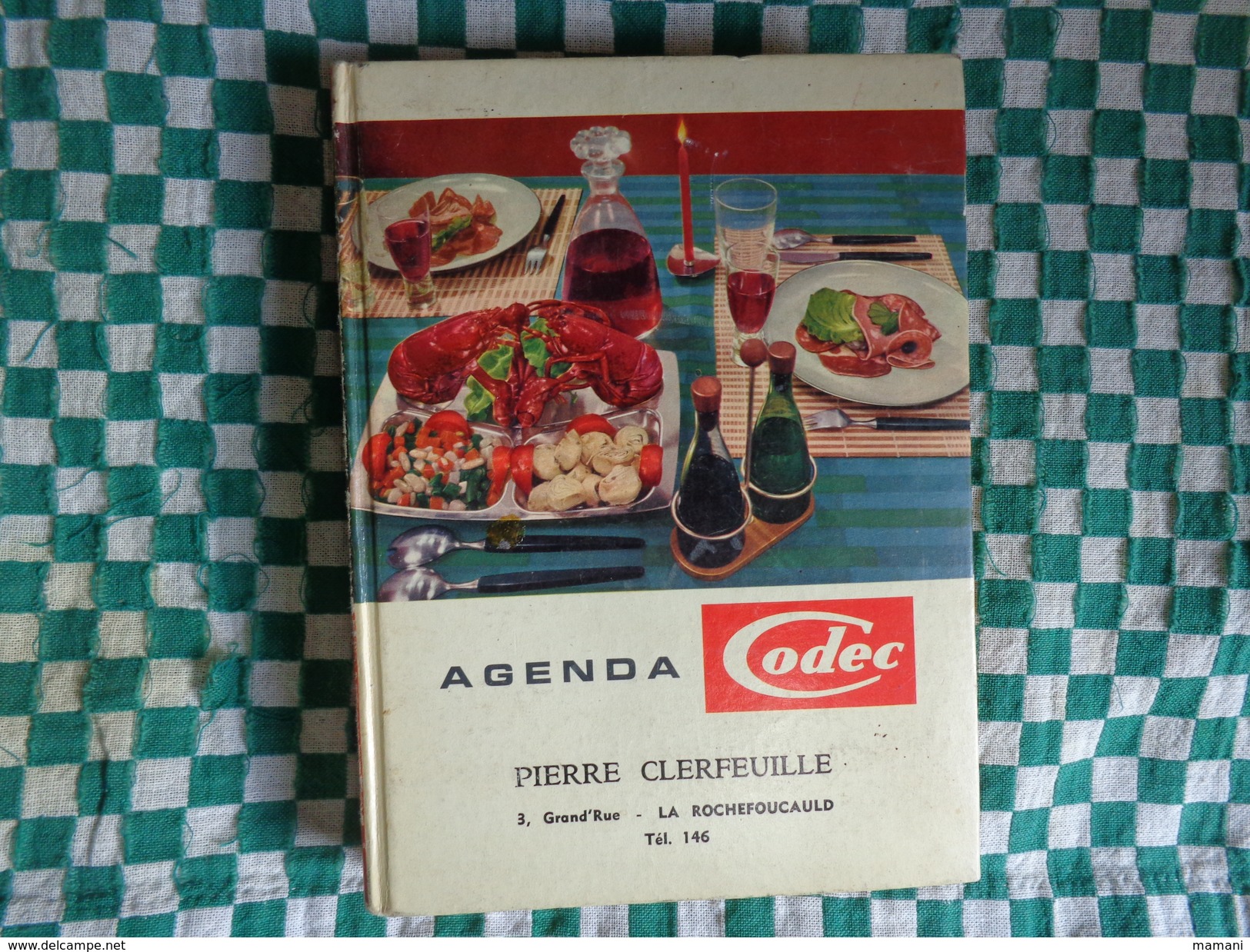 Agenda CODEC 1963 Avec Recette De Cuisine-pub Gregoire-vivagel-l'oie D'or-pierrot Gourmand-fleury Michon - Autres & Non Classés
