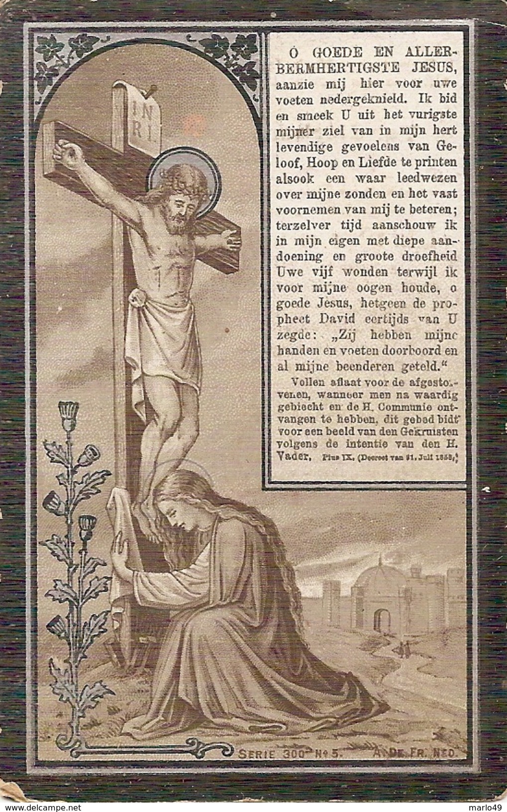 DP. LEANDER DE KOCK ° PITTHEM 1890 - + LICHTERVELDE 1903 - LEERLING H.BERCHMANSSCHOOL - Religion & Esotérisme