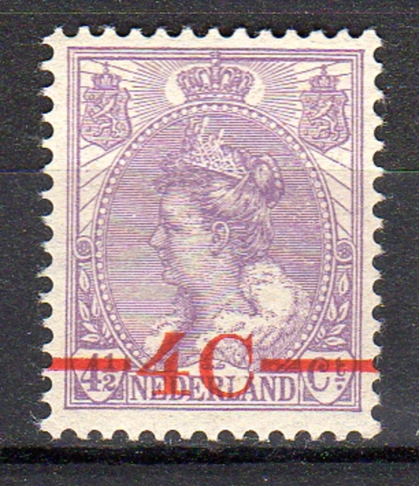 1921 4 On 4½ Cents MNH Very Fine Original Gum (287) - Ongebruikt