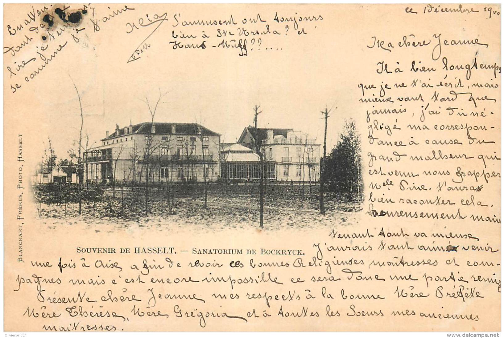 Souvenir De Hasselt -  Sanatorium De Bockryck - Hasselt