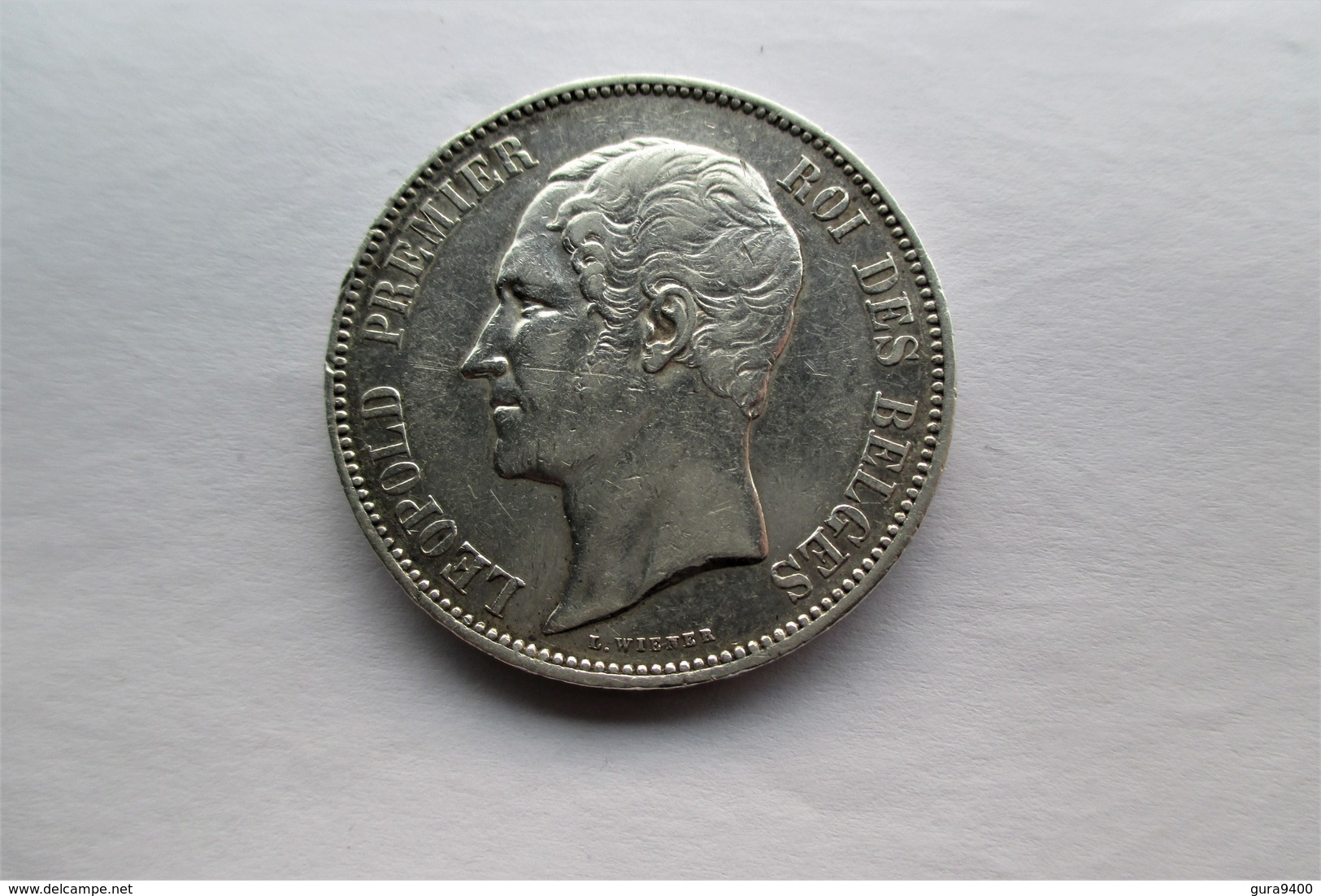 Belgie 5 Francs 1858 Leop I - 5 Frank