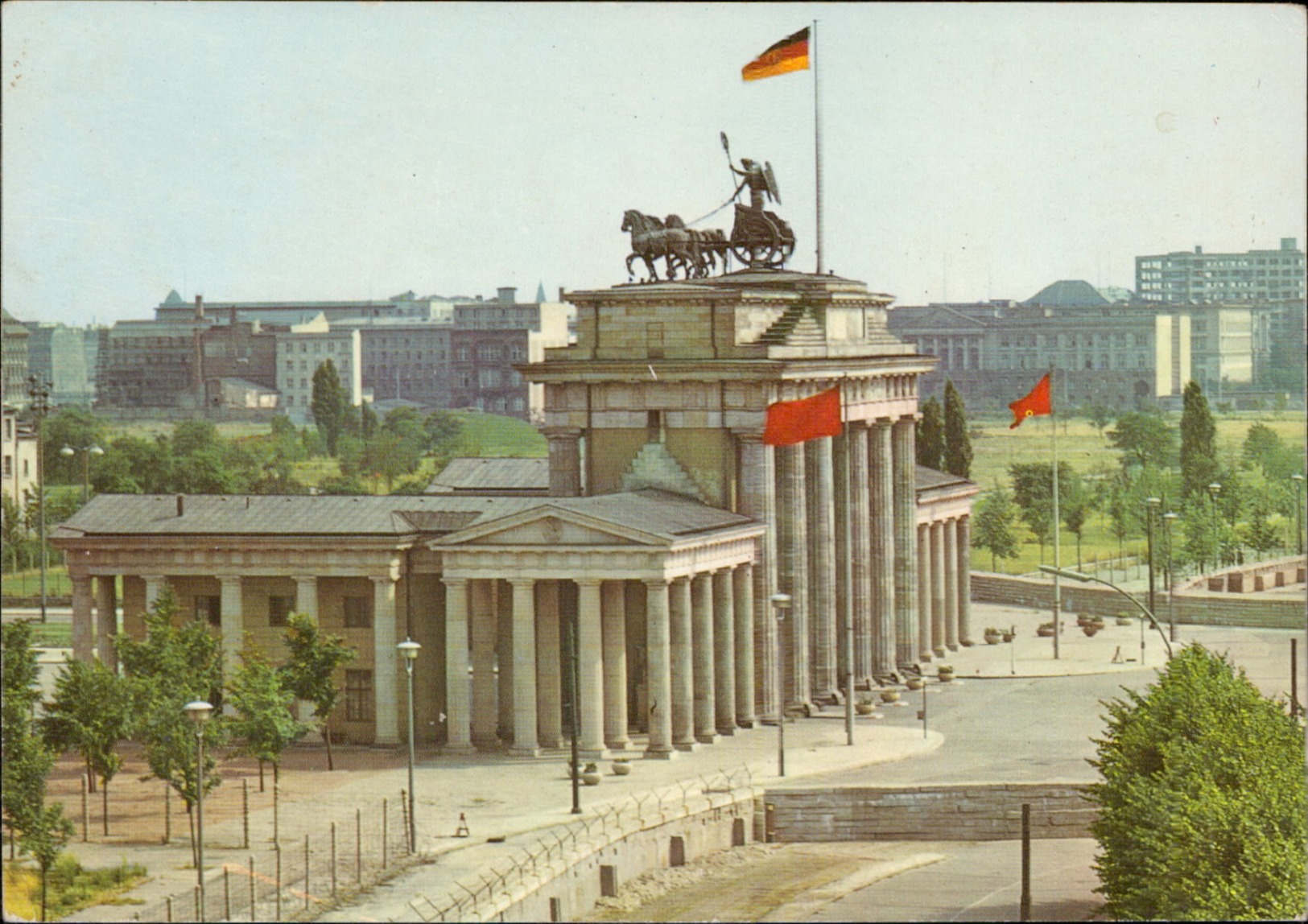 Berlin Brandenburger Tor Mit Mauer - Autres & Non Classés