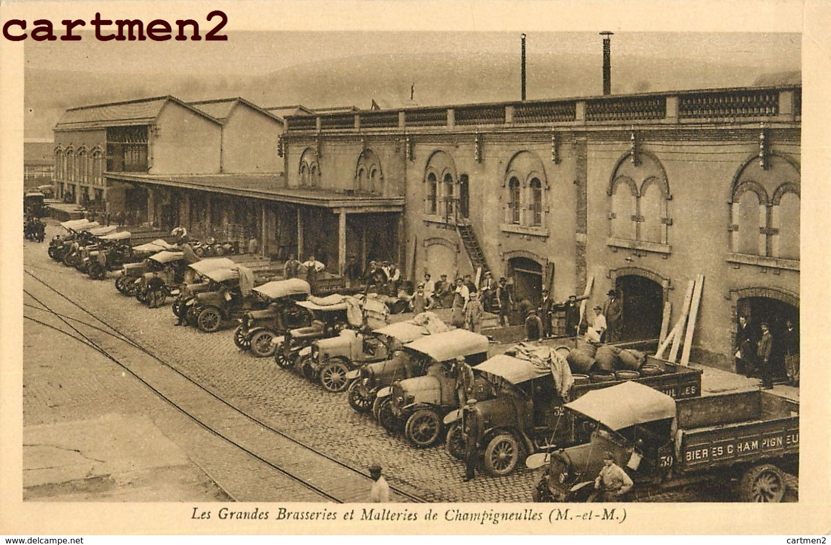 CHAMPIGNEULLES GRANDES BRASSERIES ET MALTERIES VOITURES AUTOMOBILES 54 - Other & Unclassified