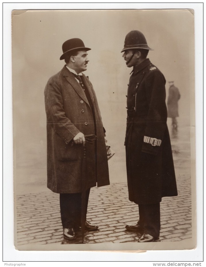 Londres Parlement Depute Policier Jack Hayes De Liverpool Ancienne Photo 1930 - Professions