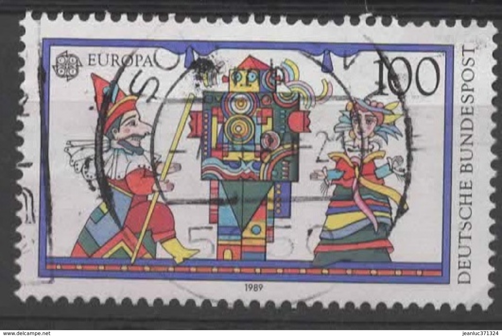 N° 1250 O Y&T 1989 EUROPA Jeux D'enfants - Gebraucht