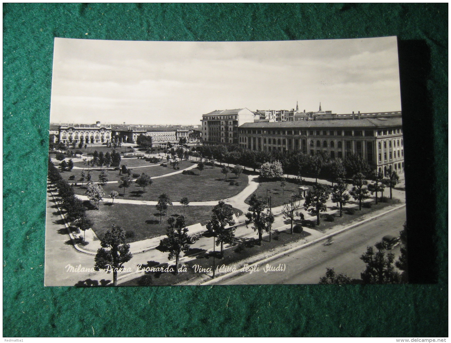 CARTOLINA MILANO -    PIAZZA LEONARDO DA VINCI CITTA' DEGLI STUDI    - B 2067 - Milano