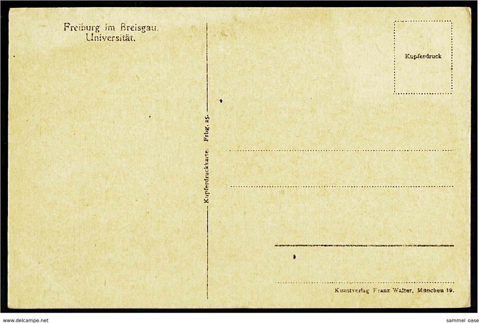 Freiburg  -  Universität  -  Ansichtskarte Ca.1925    (7184) - Freiburg I. Br.