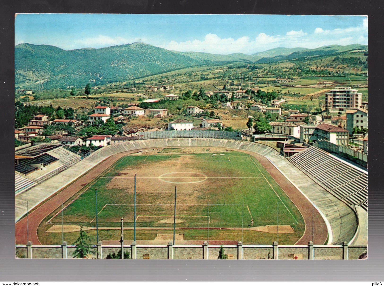 L'Aquila  - Stadio Comunale  -  Viaggiata   7.02.1964 - L'Aquila