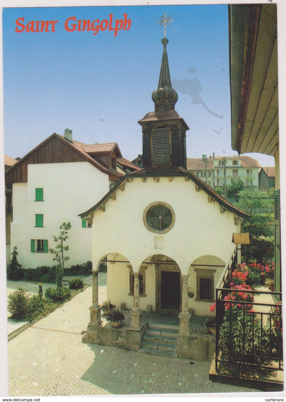 SUISSE,HELVETIA,SWISS,SCHWEIZ,SVIZZERA,SWITZERLAND ,SAINT GINGOLPH ,frontière France,valais,haute Savoie,CHAPELLE,EGLISE - Saint-Gingolph