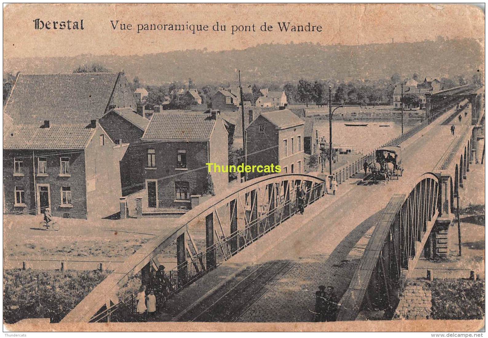 CPA  HERSTAL VUE PANORAMIQUE DU PONT DE WANDRE - Herstal