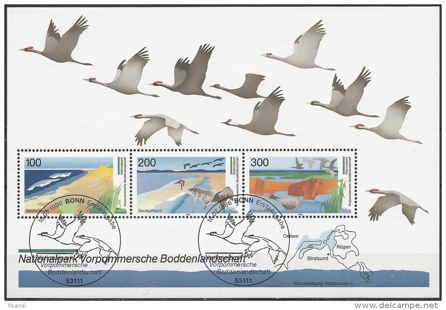 DEUTSCHLAND 1996 Mi-Nr. Block 36 O Used - Aus ABO - Sonstige & Ohne Zuordnung