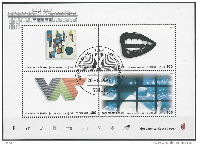 DEUTSCHLAND 1997 Mi-Nr. Block 39 O Used - Aus Abo - Other & Unclassified