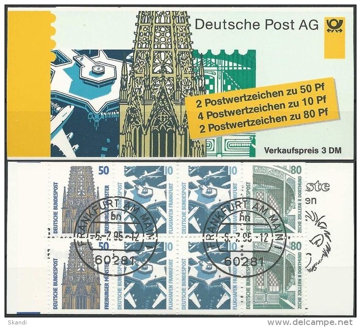 DEUTSCHLAND 1993 Mi-Nr. MH 29 Markenheft/booklet O Used - Aus Abo - 1971-2000