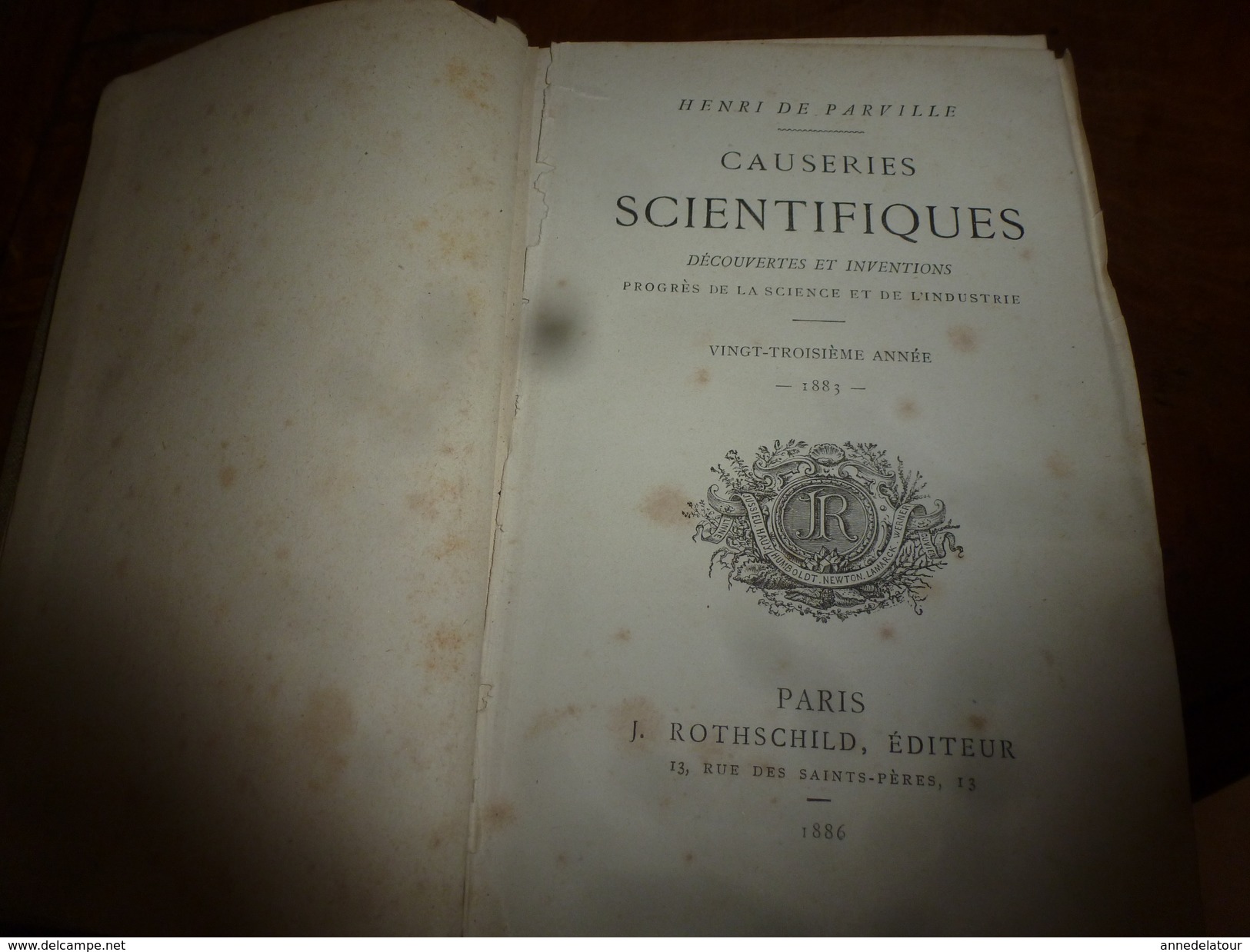 1886 CAUSERIE SCIENTIFIQUES Découvertes Et Inventions (les épidémies à Paris;Photos Solaires;Astronomie;Trains;etc - Sciences