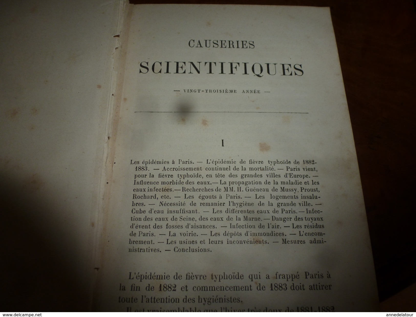 1886 CAUSERIE SCIENTIFIQUES Découvertes Et Inventions (les épidémies à Paris;Photos Solaires;Astronomie;Trains;etc - Sciences