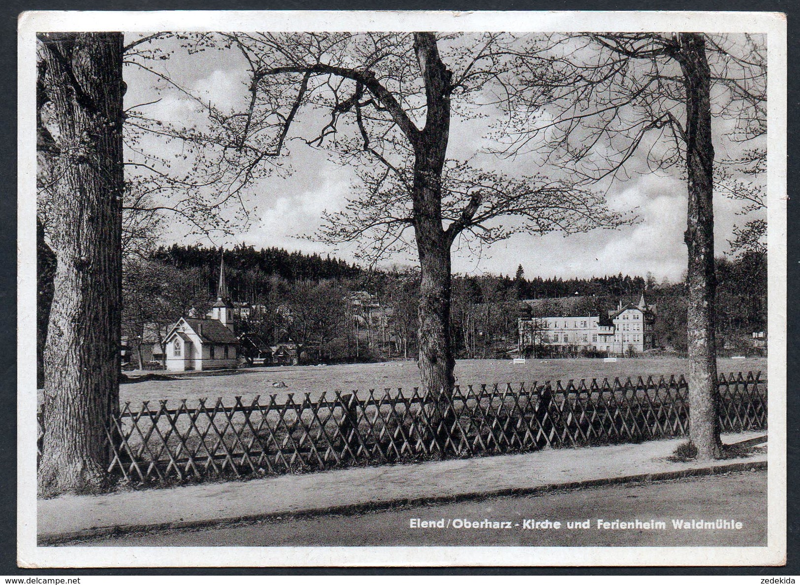 A4611 - Alte Foto Ansichtskarte - Elend - Kirche Und Ferienheim Waldmühle - Lederbogen - Schierke