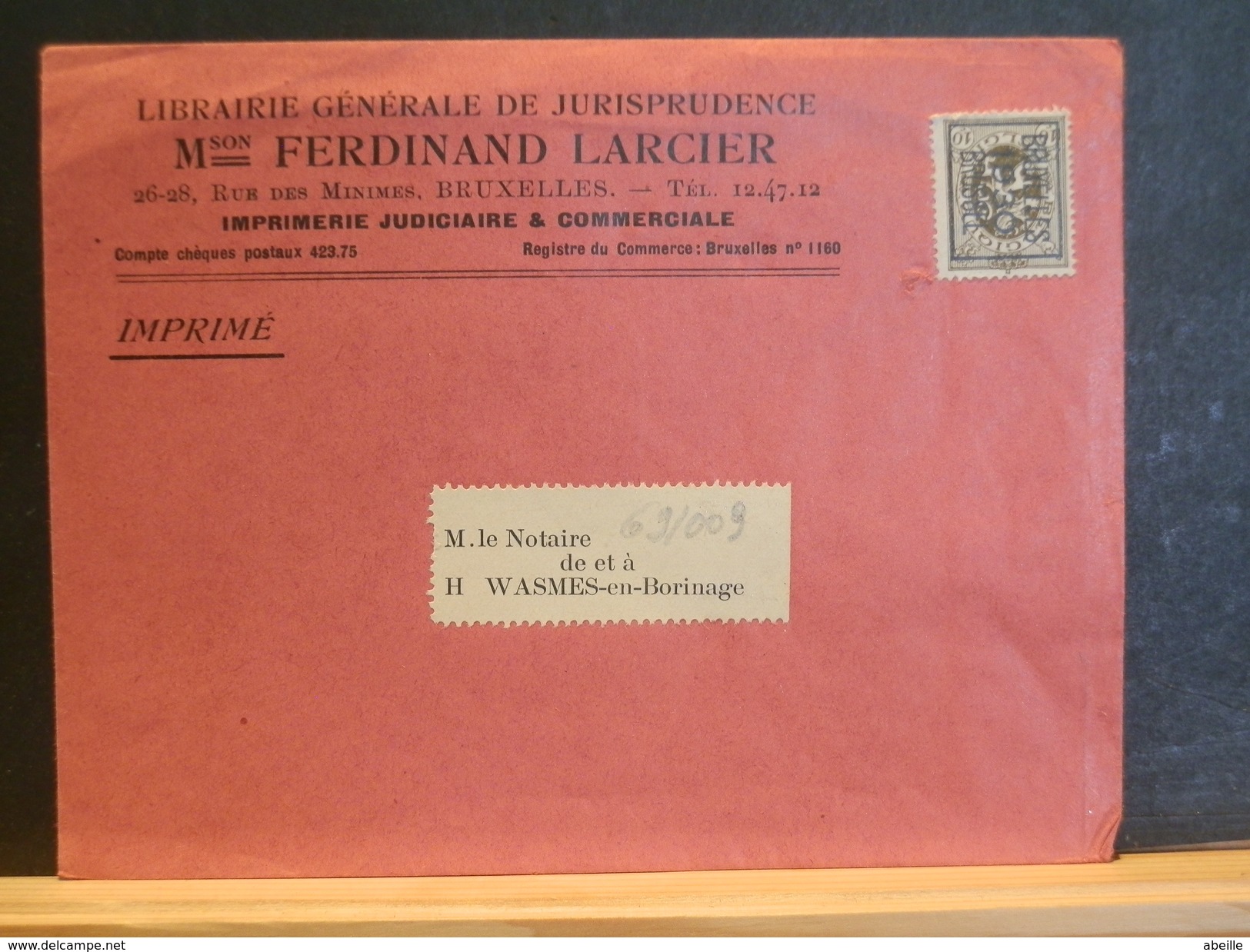 69/009  LETTRE  BRUSSEL  1930 - Typos 1929-37 (Lion Héraldique)